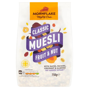 Mornflake Muesli Classico Alla Frutta E Noci 750g