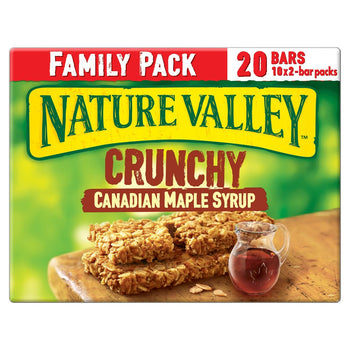 Barrette di cereali croccanti allo sciroppo d'acero Nature Valley formato famiglia 10 per confezione